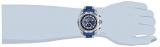 Invicta Men's Speedway Quartz Watch with Stainless Steel, Silicone, Polyurethane Strap, Blue, Silver, 26 (Model: 34749)