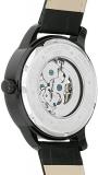 Invicta Men's Automatic Watch with Black Dial Analogue Display and Black Leather Strap 22580