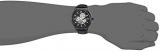 Invicta Men's Automatic Watch with Black Dial Analogue Display and Black Leather Strap 22580