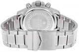 Invicta Men's Quartz Watch with Black Dial Chronograph Display and Silver Stainless Steel Bracelet 14875