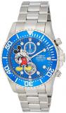 Invicta 27387 Disney Limited Edition Mickey Mouse Men's Wrist Watch Stainless Steel Quartz Blue Dial