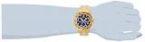 Invicta Pro Diver Swiss Made Men's 45mm Gold Tone Stainless Steel Blue dial Quartz, 33478