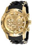 INVICTA Mens Analog Quartz Watch with Stainless Steel and Polyurethane Strap 26534