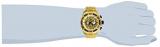 Invicta Men's Analog Quartz Watch with Gold Tone Stainless Steel Strap 25854