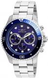 Invicta 21788 Pro Diver Men's Wrist Watch Stainless Steel Quartz Blue Dial