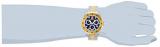 Invicta Pro Diver Swiss Made Men's 45mm Stainless Steel Gold + Steel Blue dial Quartz, 33476