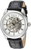 Invicta Mens Analog Mechanical Hand Wind Watch with Leather Strap 23533