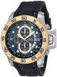Invicta Men's 19251 I-Force Stainless Steel Watch with Black Synthetic Band