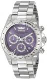 Invicta Speedway Women's Quartz Watch with Purple Dial Chronograph display on Si...