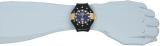 Invicta S1 Rally Men's Quartz Watch with Black Dial Chronograph display on Black Rubber Strap 1943