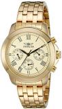 Invicta Women's Specialty 37mm Gold Tone Stainless Steel Chronograph Quartz Watc...