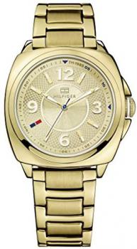 Tommy Hilfiger 1781340Zoey Ladies 'Gold Plated Stainless Steel 3Bar Analog Gold