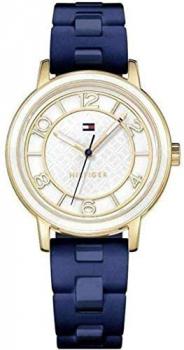 Tommy Hilfiger Women's Analogue Quarz Watch with Silicone Strap 1781669