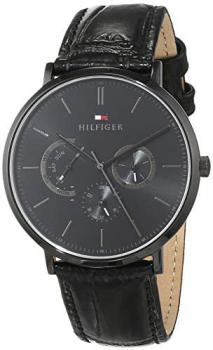 Tommy Hilfiger Mens Multi dial Quartz Watch with Leather Strap 1710378