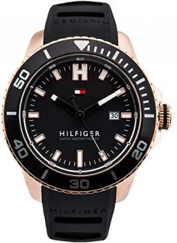 Tommy Hilfiger Men's Analogue Quarz Watch with Silicone Strap 1791266
