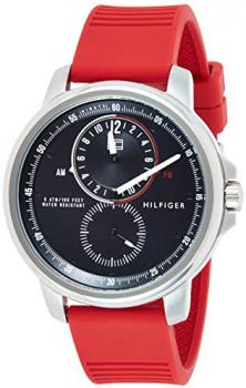 Tommy Hilfiger Men's Analogue Quartz Watch with Silicone Strap 1791628