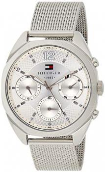 Tommy Hilfiger Womens Quartz Watch, multi dial Display and Stainless Steel Strap 1781628