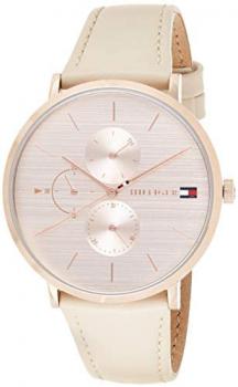 Tommy Hilfiger Womens Multi dial Quartz Watch with Leather Strap 1781948