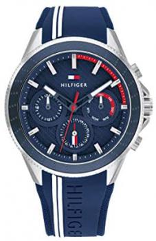 Tommy Hilfiger Men's Analog Quartz Watch with Silicone Strap 1791859