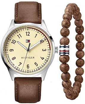 Tommy Hilfiger Men's Analogue Quartz Watch with Leather Strap 2770020