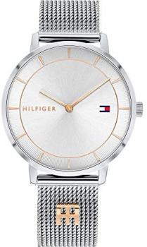 Tommy Hilfiger Womens Analogue Quartz Watch Tea with Stainless Steel Mesh Band