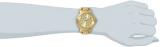 Tommy Hilfiger Women's Analogue Watch with Gold Dial Analogue Display and Stainless steel plated gold-coloured