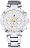 Tommy Hilfiger Unisex-Adult Multi dial Quartz Watch with Stainless Steel Strap 1781877