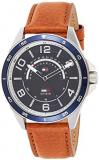 Tommy Hilfiger Mens Multi dial Quartz Watch with Leather Strap 1791391