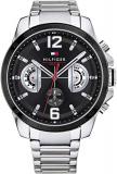 Tommy Hilfiger Unisex-Adult Multi dial Quartz Watch with Stainless Steel Strap 1791472