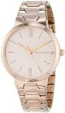 Tommy Hilfiger Womens Analogue Classic Quartz Watch with Rose Gold Strap 1781959