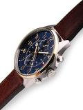 Tommy Hilfiger Mens Quartz Watch, multi dial Display and Leather Strap 1791275