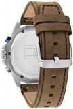 Tommy Hilfiger Men Analog Quartz Watch with Leather Strap 1791895