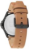 Tommy Hilfiger Men Analog Quartz Watch with Leather Strap 1791906
