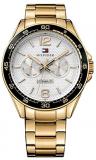 Tommy Hilfiger Mens Multi dial Quartz Watch with Stainless Steel Strap 1791365