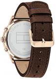 Tommy Hilfiger Men's Multi Dial Quartz Watch with Leather Strap 1791631