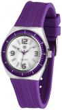 Tommy Hilfiger 1781033 – Ladies Quartz Watch, Purple Plastic Strap