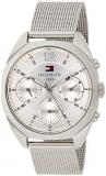 Tommy Hilfiger Womens Quartz Watch, multi dial Display and Stainless Steel Strap...