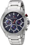 Tommy Hilfiger Mens Quartz Watch, multi dial Display and Stainless Steel Strap 1791228