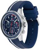 Tommy Hilfiger Men's Analog Quartz Watch with Silicone Strap 1791859