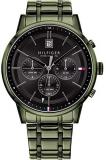 Tommy Hilfiger Mens Multi Dial Quartz Watch Kyle with Stainless Steel Band