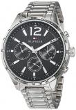 Tommy Hilfiger Unisex-Adult Multi dial Quartz Watch with Stainless Steel Strap 1791469