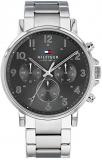 Tommy Hilfiger Mens Multi dial Quartz Watch with Stainless Steel Strap 1710382