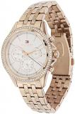 Tommy Hilfiger Womens Multi dial Quartz Watch with Rose Gold Strap 1781978
