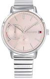 Tommy Hilfiger Womens Multi Dial Quartz Watch Brooke with Stainless Steel Band