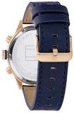 Tommy Hilfiger Men's Analog Quartz Watch with Leather Strap 1791808