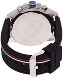 Tommy Hilfiger Unisex-Adult Multi dial Quartz Watch with Silicone Strap 1791473
