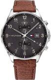 Tommy Hilfiger Men's Analogue Quartz Watch with Leather Strap 1791710