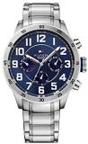 Tommy Hilfiger Trent Men's Quartz Watch with Blue Dial Analogue Display and Stai...