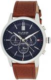 Tommy Hilfiger Men's Analogue Quartz Watch with Leather Strap 1791629