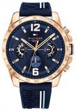 Tommy Hilfiger Unisex Multi dial Quartz Watch with Silicone Strap 1791474